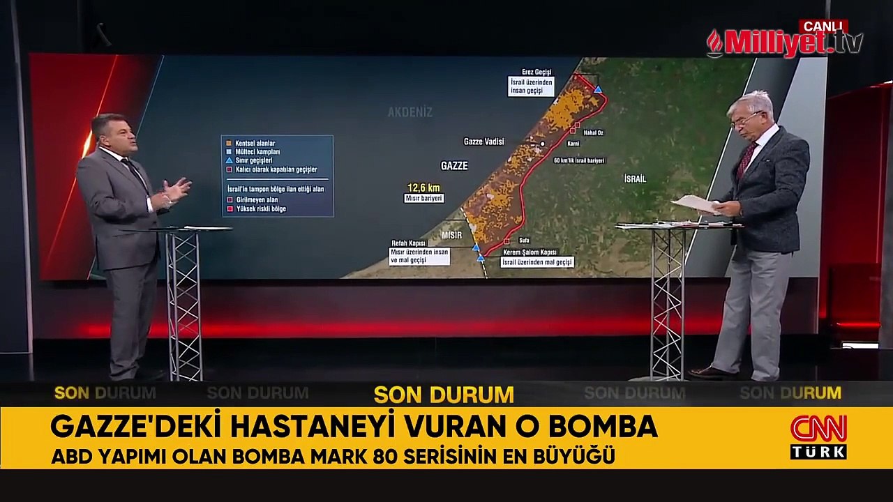 Gazze'de hastaneyi kan gölüne çeviren bomba MK-84 mü?