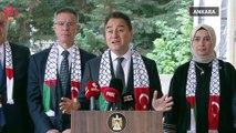 Ali Babacan Filistin’in Ankara Büyükelçiliğini ziyaret etti