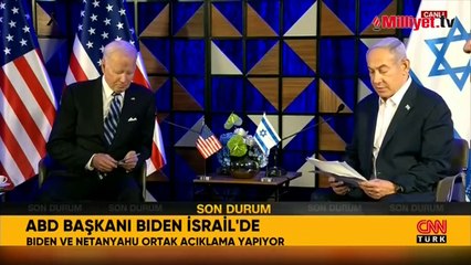 ABD Başkanı Joe Biden ile Netanyahu ortak açıklama yaptı
