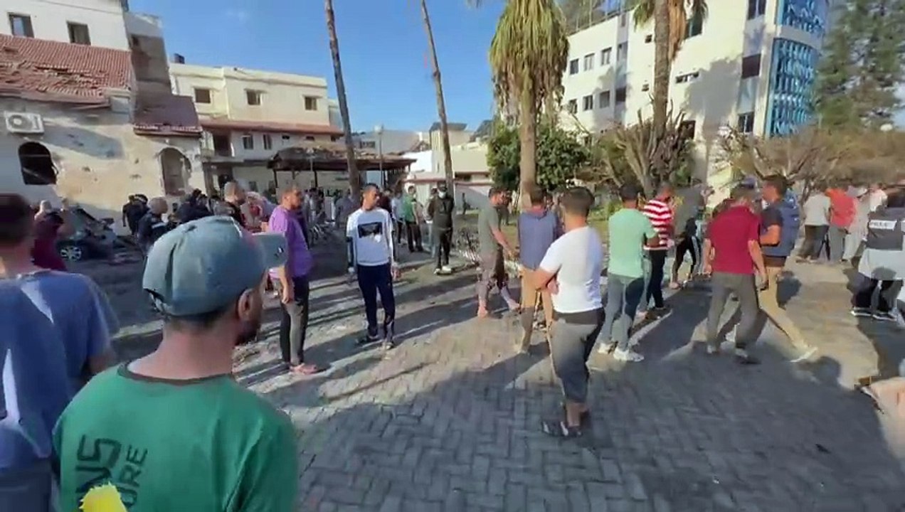 Einschlag in Klinik in Gaza: 'Weiß nicht, wie wir da rausgekommen sind'