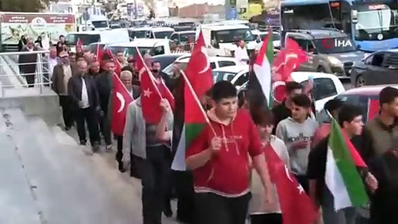 La marche de soutien de Kayseri vers la Palestine a atteint Niğde