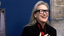 El baile de Meryl Streep al son de las gaitas en Asturias