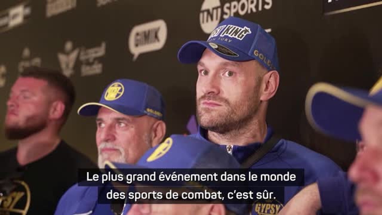 Poids lourds - Tyson Fury : "Le plus grand événement dans le monde des sports de combat"