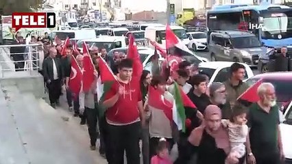 Kayseri’den Filistin’e yürüyüş başlatıldı! ‘Kanımıza dokundu’