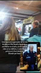 Jorge Guardamagna, acusado de pedofilia en Villa Gesell, fue escoltado por la Policía que lo llevó detenido