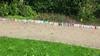 Milton Keynes Guinness World Record longest ever line of food cans