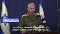 Israel claims Islamic Jihad is 