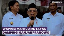 Wapres Ma'ruf Amin Sebut Mahfud MD Layak Damping Ganjar Pranowo