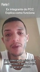 VÍDEO - Ex-integrante do PCC revela como funciona a facção por dentro no Tik Tok