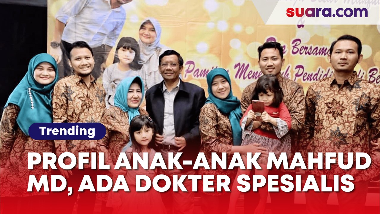 Profil Anak-anak Mahfud MD, Ada yang Jadi Dokter Spesialis dan Tak Terjun ke Politik
