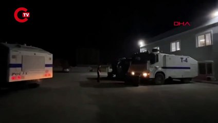 Anız yangını TOMA ile söndürüldü!