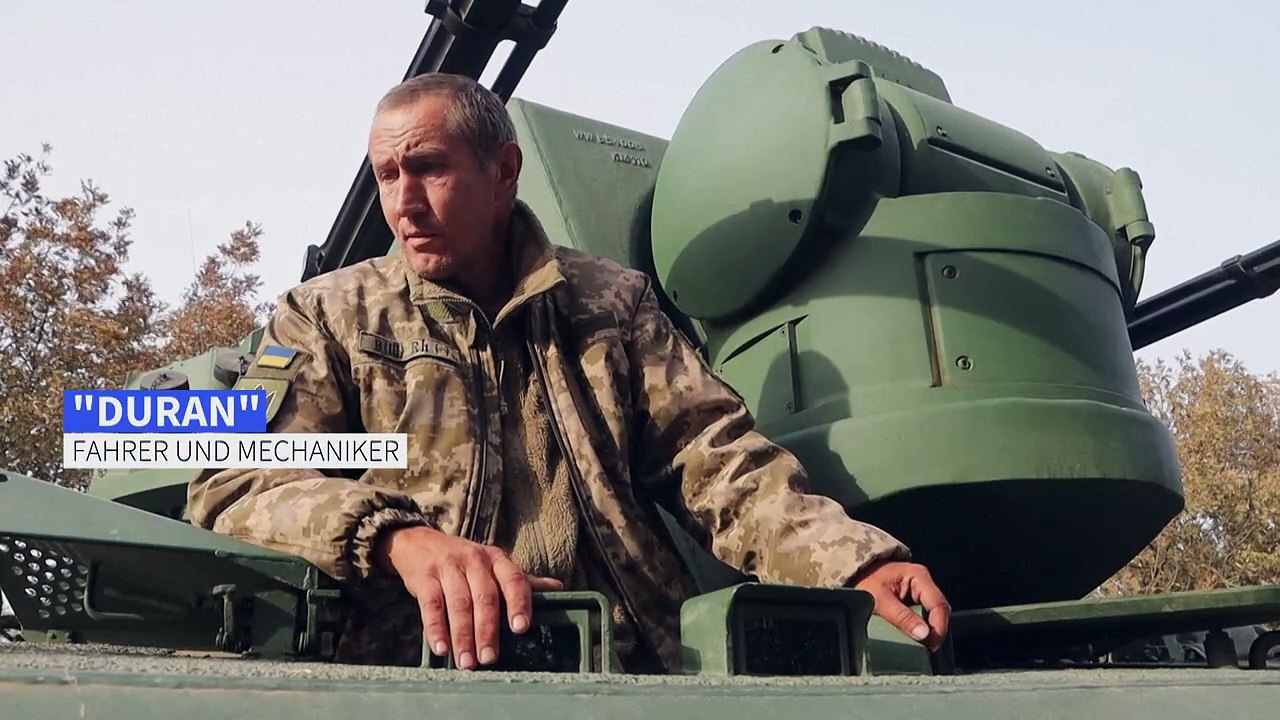 Ukrainische Soldaten loben deutschen Gepard-Panzer