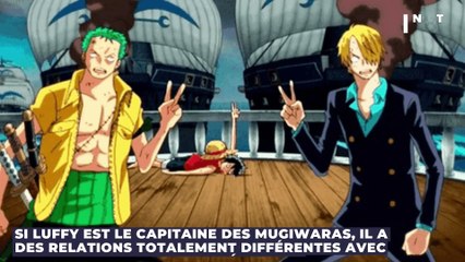 Voici qui est le membre de l'équipage le moins proche de Luffy dans One Piece