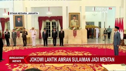 Presiden Jokowi Resmi Lantik Amran Sulaiman Jadi Menteri Pertanian