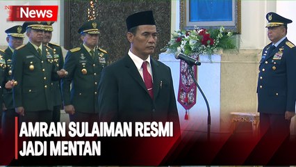 Presiden Jokowi Resmi Lantik Amran Sulaiman Jadi Menteri Pertanian