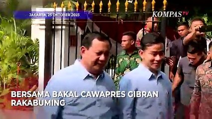 Momen Prabowo Minta Restu SBY di Cikeas Sebelum Daftar ke KPU