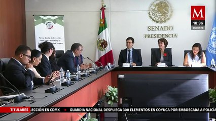 Movilidad Segura y ONU-Hábitat firman en el Senado carta para transformar ciudades