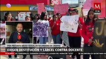 Padres de familia chiapanecos exigen la destitución de un docente por presunto abuso sexual