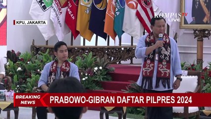 Begini Kata Prabowo Usai Serahkan Berkas Pendaftaran Pilpres ke KPU