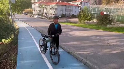 Emekli vatandaşın bisiklet tutkusu