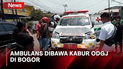 Ngamuk dan Akan Dievakuasi, Ambulans Malah Dibawa Kabur ODGJ di Bogor