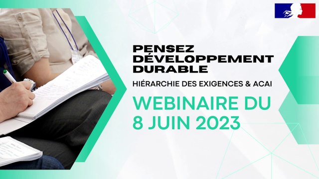[Webinaire] 10 - Hiérarchie des exigences & acai Pensez développement durable avec Jean-Philippe PAPILLON