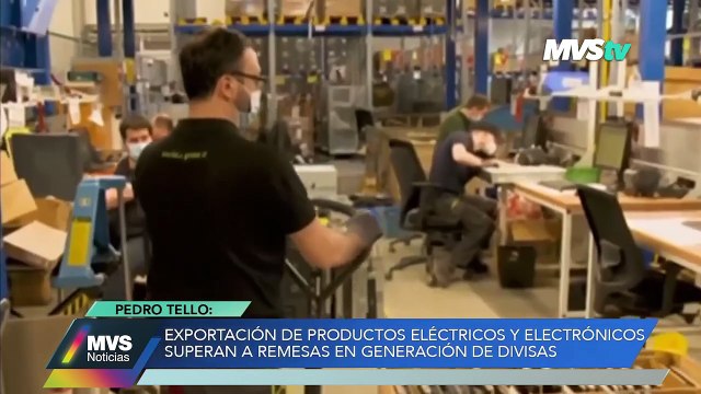 EXPORTACIÓN DE PRODUCTOS ELÉCTRICOS Y ELECTRÓNICOS SUPERAN A REMESAS EN GENERACIÓN DE DIVISAS