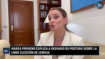 Marga Prohens explica a OKDIARIO su postura sobre la libre elección de lengua