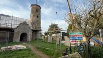 St Mary's Church at Beachamwell is being restored after disastrous fire last year