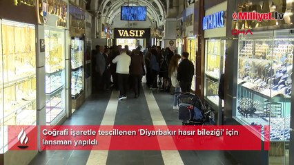 Coğrafi işaretle tescillenen 'Diyarbakır hasır bileziği' için lansman yapıldı