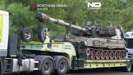 تصاویر سربازان و خودروهای زرهی ارتش اسرائیل در نزدیکی مرز لبنان