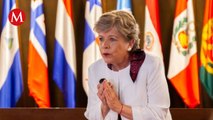 Comparece la canciller Alicia Barcenas ante el Pleno del Senado de la República