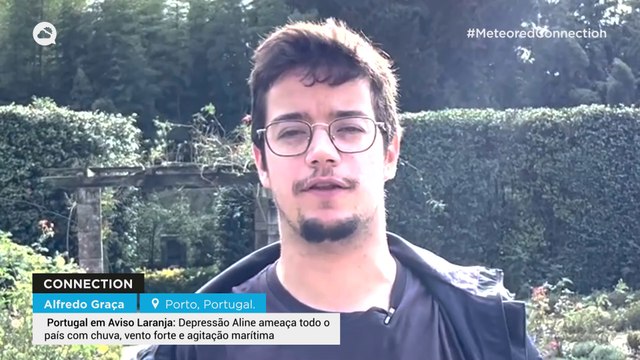 Portugal em Aviso Laranja: Depressão Aline ameaça todo o país com chuva, vento forte e agitação marítima
