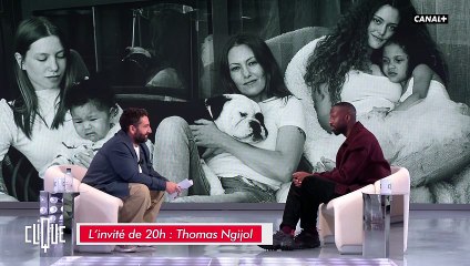 Thomas Ngijol dans "Clique" sur Canal+.