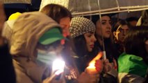 Israel-Hamas war: Hundreds gather for vigil at Downing St