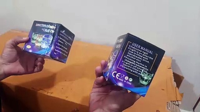 Unboxing and Review of Rainbow Magic Color Cup with LED Flashing Light Crystal