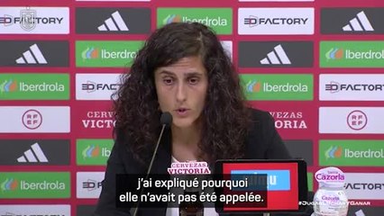 Espagne (F) - Tomé : "Nous avions décidé de ne pas appeler Hermoso pour la protéger"