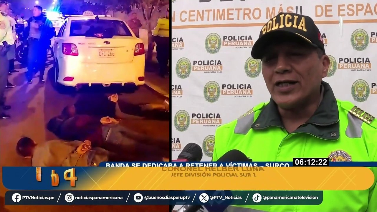Surco: frustran asalto a joven y detienen a tres raqueteros que lo mantenían secuestrado