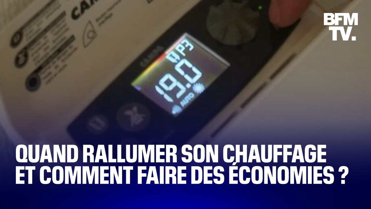 Baisse des températures: quand rallumer son chauffage et comment faire des économies ?