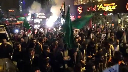 Elazığ'da binlerce kişi Filistin için bir araya geldi