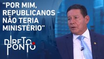 “Frente Ampla que apoiou PT nas eleições ficou só no papel”, declara Mourão | DIRETO AO PONTO