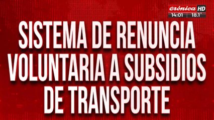 Los colectivos ya dan la opción de pagar sin subsidio