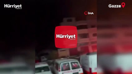 İsrail, Gazze’de Al-Quds Hastanesi yakınını vurdu