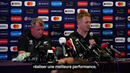 Nouvelle-Zélande - Cane : "Faire mieux que face à l'Irlande"