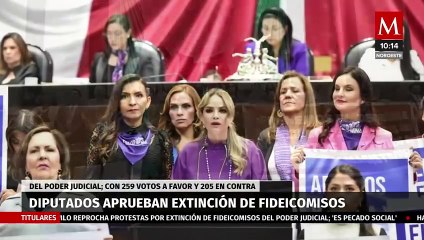 Diputados aprueban la extinción de fideicomisos del PJF; pasa al Senado