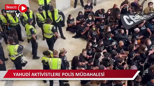 ABD Kongre binas karıştı: Yahudi aktivistlere polis müdahalesi