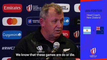 New Zealand-Argentina semi-final 'do or die', says Foster