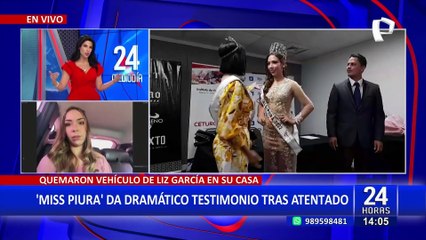 “Estoy muy afectada. No salgo de mi casa sola”: Miss Piura teme por su vida tras atentado