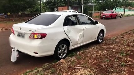 Adolescente fica ferida em acidente de trânsito na Rua Gurgel no Universitário
