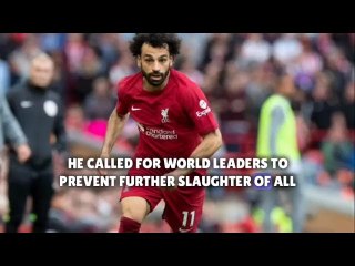 Mohamed Salah makes donation and calls for aid to be allowed into Gaza